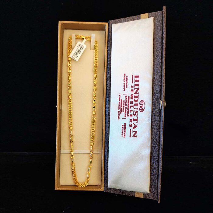 Royal Heritage 22K Gold Chain – Hindustan Jewellers Exclusive